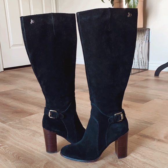 Sam Edelman Lucy Suede Boots - Picture 1 of 7